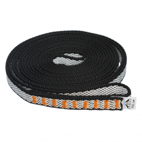 Петля, черно-белая, дайнема, шир. 12мм