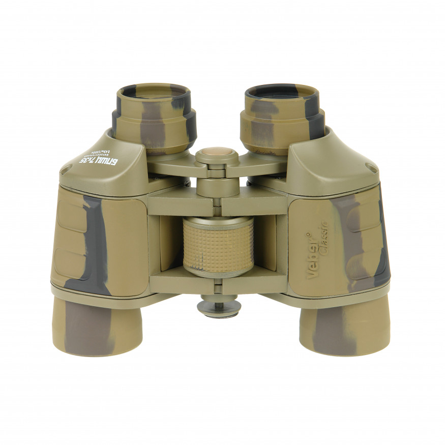 Бинокль Veber Classic БПШЦ 7x35 VRWA широкоугольный, камуфлированный