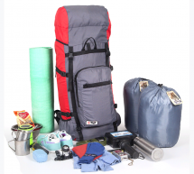 Рюкзак туристический Оптимал 1  черн.вишня, 70 л, ТАЙФ