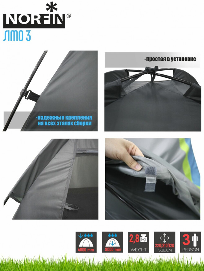 Палатка Norfin SIMO 3 NFL