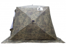 Палатка зимняя КУБ 4 камуфляж (трехслойная)