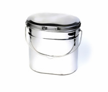 Котелок высокий 13 л крышка с ручками Роза Ветров