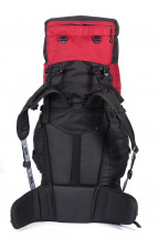 Рюкзак туристический Хальмер 4, с латами, черный-вишня, 120 л, ТАЙФ