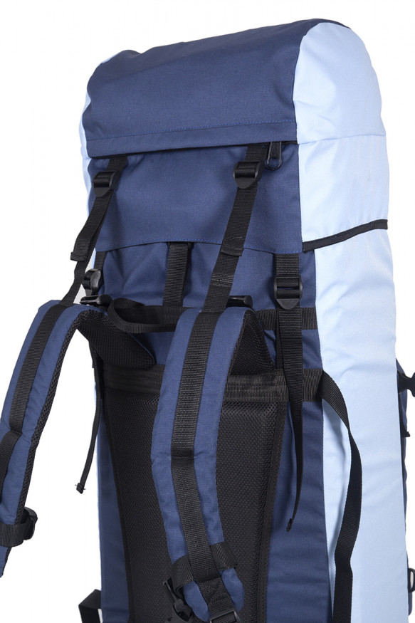 Рюкзак туристический Оптимал 2, серо-красный, 100 л, ТАЙФ