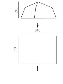 Шатер Comfort зеленый, Btrace