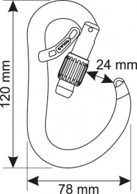 Карабин Atom Belay Lock, CAMP