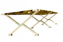 Раскладушка туристическая в чехле Пингвин, 1850х750х400 мм, труба алюминиевая 25х25 мм