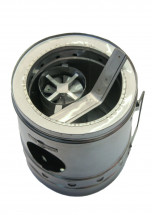 Турбопечка щепочница Век d 160 мм (титан)