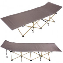 Раскладушка кемпинговая складная 188*66*45 см, серая