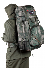 Рюкзак туристический Турист Лайт 7, ПВХ 600, мох, 65 л, ТАЙФ