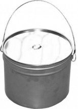 Котел Век круглый с крышкой 6л