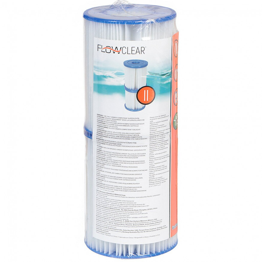 Картридж (2 шт.) для насоса Bestway, д=8,0 см, высота 9,0 см